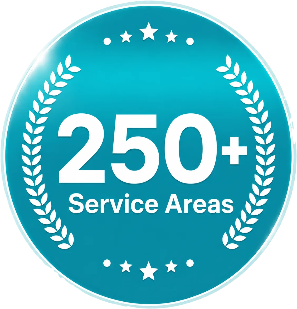 250+ Service Areas